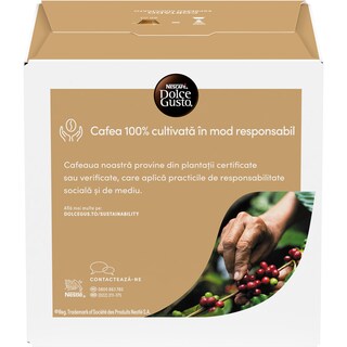 Nescafe | Dolce Gusto | Cafea Cortado Espresso Macchiato, 16 capsule
