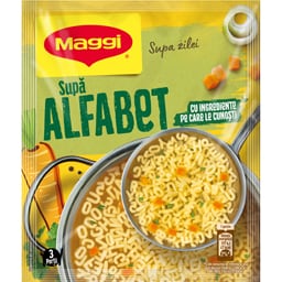 Maggi | Supa cu paste si legume Alfabet 44g