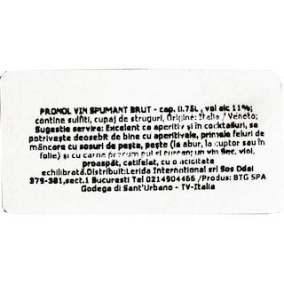 Pronol | Vin spumant brut 0.75L