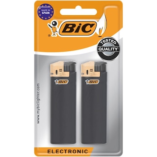 Bic | Bricheta electronica J38 Gold, 2 bucati
