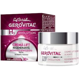 Gerovital | H3 | Crema de fata regeneratoare de noapte 50ml