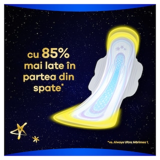 Always | Absorbante marimea 5 Secure Night Extra, 10 bucati