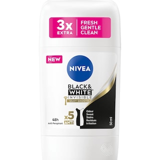 Nivea | Deodorant stick Black & White Invisible Silky Smooth 50ml