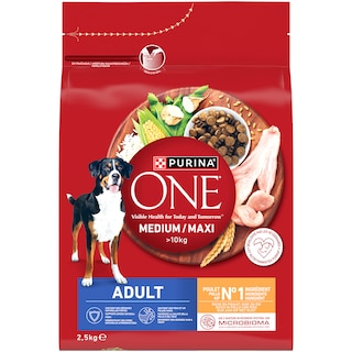 Purina One | Hrana caini pui,orez ,adult 2.5kg