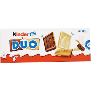 Kinder | Biscuiti cu ciocolata fina cu lapte si ciocolata alba 150g