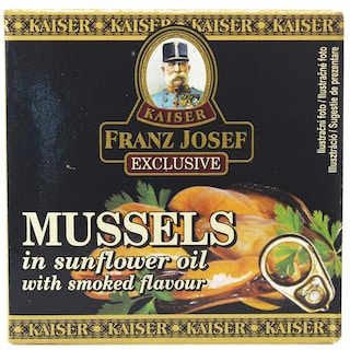 Kaiser Franz Josef | Midii in ulei de floarea-soarelui cu aroma de fum 80g