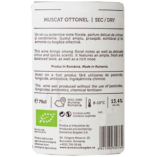 Domeniul Bogdan | Vin alb eco 0.75l