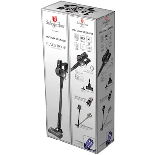 Berlinger Haus | Aspirator vertical,22,2V, 12KPa, fara sac, negru-rose gold
