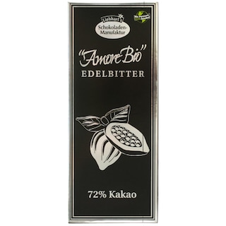 Amore Bio | Ciocolata bio neagra 72% 100g