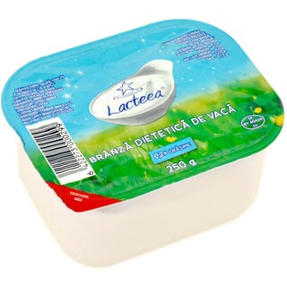 Lacteea | Branza dietetica de vaca 0.2% grasime 250g