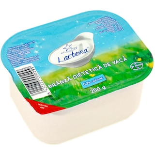 Lacteea | Branza dietetica de vaca 0.2% grasime 250g