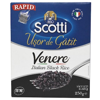 Riso Scotti | Orez negru Venere 2x125g