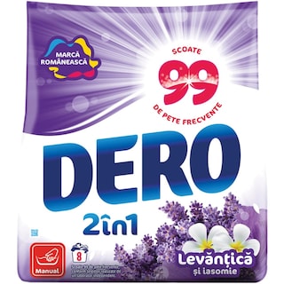 Dero | Detergent manual Levantica si iasomie, 8 spalari 400g