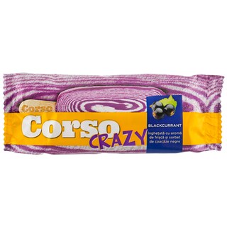 Corso | Inghetata cu aroma de frisca si sorbet de coacaze negre 100ml