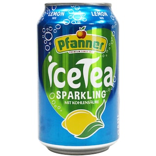 Pfanner | Bautura carbogazoasa Ice tea lamaie 330ml