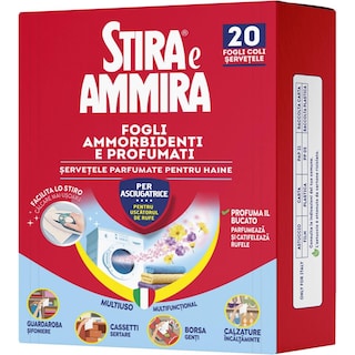 Stira e Ammira | Servetele parfumate pentru haine pentru uscator