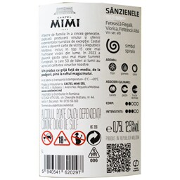 Castel Mimi | Sanzienele | Vin alb sec 0.75L