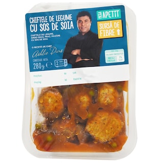 Mega Apetit | Chiftele de legume cu sos soia 280g