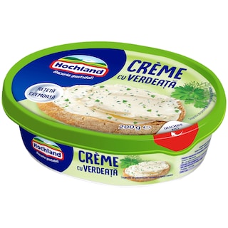 Hochland | Creme | Crema de branza proaspata cu verdeata 200g