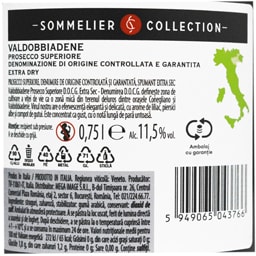 Sommelier's Collection | Prosecco Superiore Extra Dry 0.75L