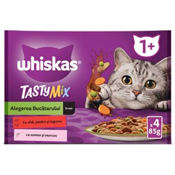 Whiskas | Hrana umeda pentru pisici Alegerea bucatarului, in sos 4x85g