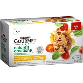 Gourmet | Nature's Creations | Hrana umeda de pui 4x85g