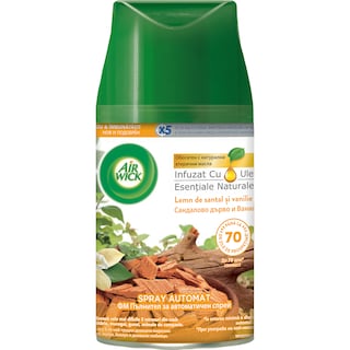 Air Wick | Rezerva spray automat, lemn de santal si vanilie 250ml