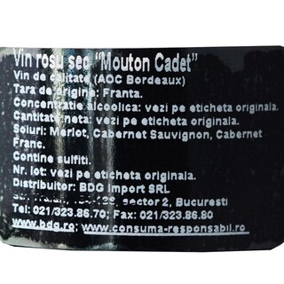 Baron Philippe Rothschild | Mouton Cadet | Vin rosu  0.75l