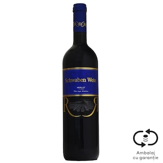 Schwaben Wein | Vin rosu demisec Merlot 0.75L