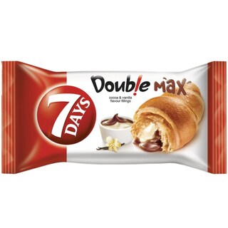 Croissant cu crema de vanilie si cacao 80g