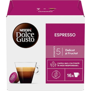 Nescafe | Dolce Gusto | Cafea Espresso, 16 capsule
