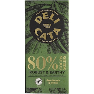 Delicata | Ciocolata neagra 80% cacao Camerun 100g