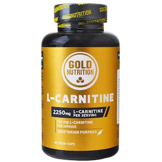 Gold Nutrition | Supliment alimentar L-Carnitina 750mg, 60 capsule