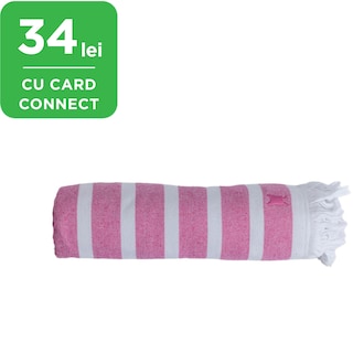 French Bull | Prosop hammam roz pentru plaja