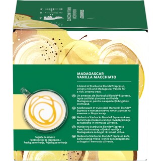 Starbucks | Cafea Macchiato Madagascar Vanilla, 12 capsule
