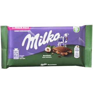Milka | Ciocolata cu lapte si alune maruntite 45g