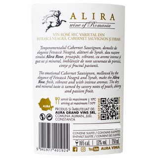 Alira | Vin rose sec 0.75L