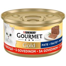 Hrana umeda pentru pisici, pate cu vita 85g