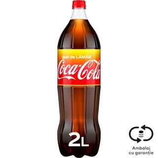 Coca-Cola | Bautura racoritoare carbogazoasa cu gust de lamaie 2L