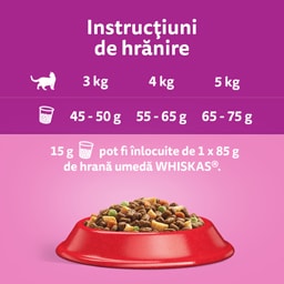 Whiskas | Hrana uscata pentru pisici, cu vita 3.8kg