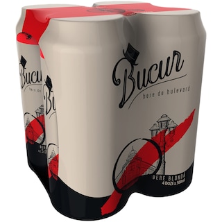 Bucur | Bere blonda 4x0.5L