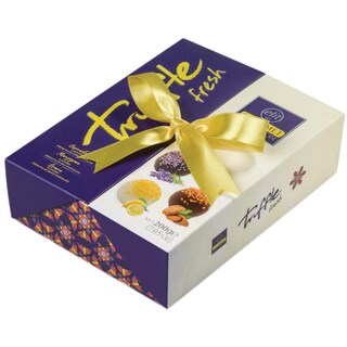 Trufe de ciocolata cu lavanda, martipan si lamaie 200g