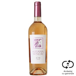 Vin roze sec Merlot 0.75L