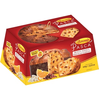 Boromir | Pasca cu branza, stafide si portocale confiate 650g