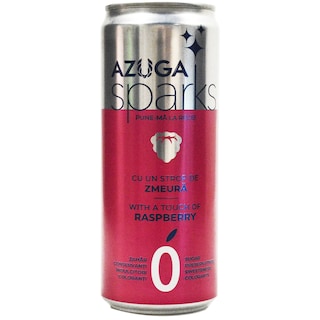 Azuga | Bautura racoritoare carbogazoasa, cu aroma de zmeura 330ml
