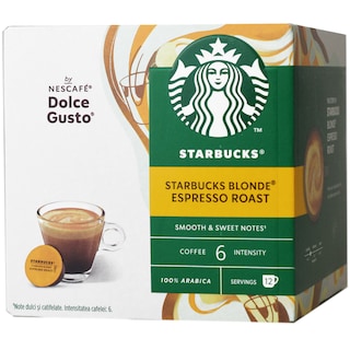 Starbucks | Cafea Blonde Espresso Roast, 12 capsule
