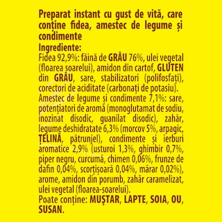 Maggi | Preparat instant cu fidea si gust de vita 59.2g