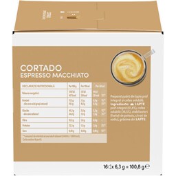 Nescafe | Dolce Gusto | Cafea Cortado Espresso Macchiato, 16 capsule