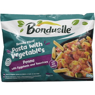 Bonduelle | Penne cu vinete si rosii, cu sos rosu 550g