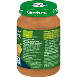 Gerber | Piure bio legume cu vitel si cartofi 190g
